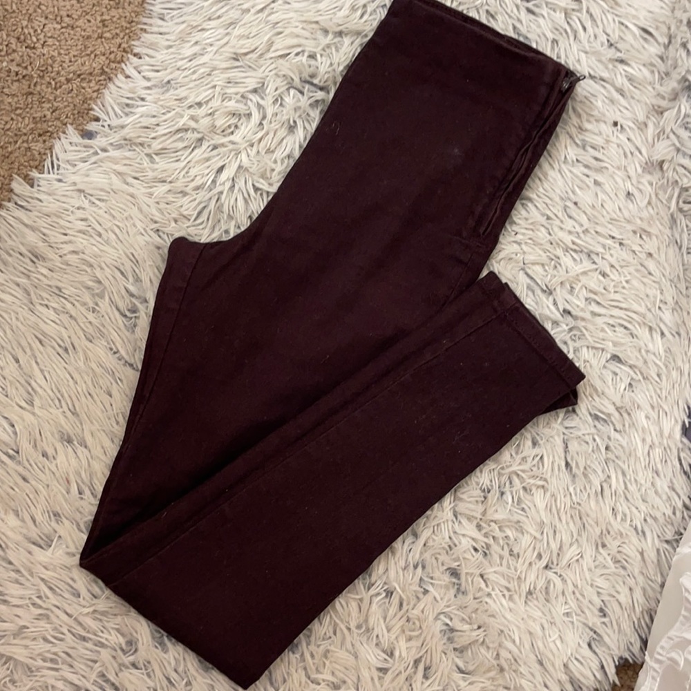 H&M Burgundy leggings